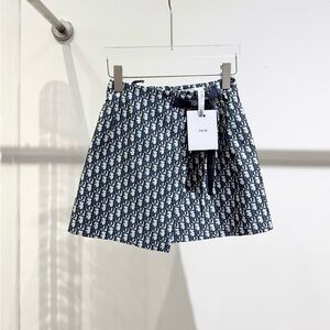 ❌sold❌Authentic Dior Navy and White Mini Skirt